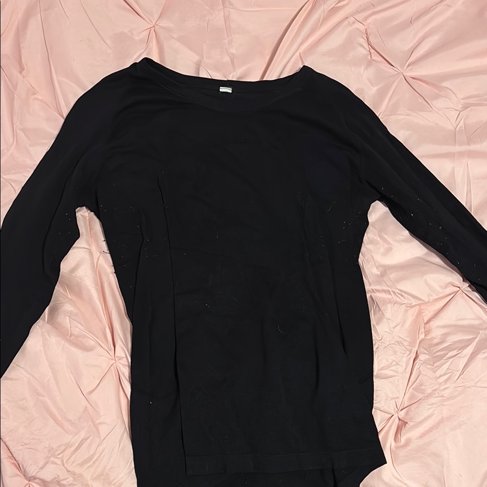 lululemon athletica Black Long Sleeve Tee